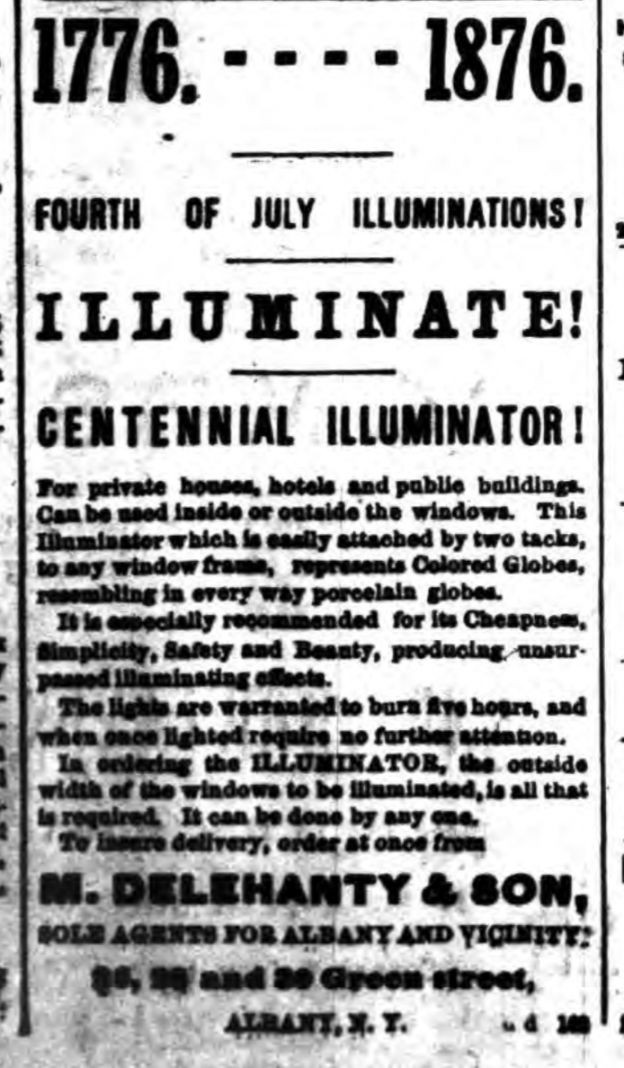 What You Need for Your Fourth of July Celebrations, 1876