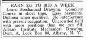 Mechanical Drawing Boys' Life 1922