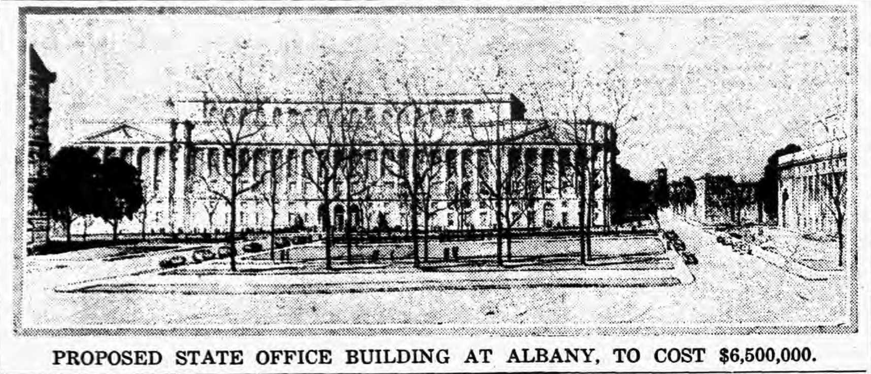 Proposed State Office Building, 1925