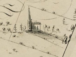 Church from Rexford map