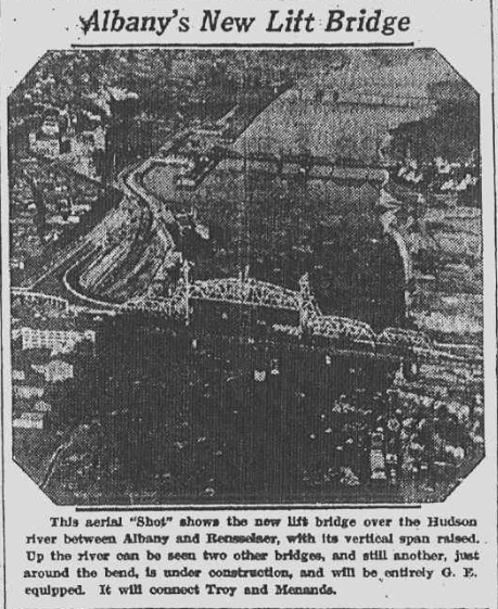 Albany's New Lift Bridge 1933