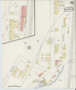 1894 Sanborn map of Kruesi Avenue