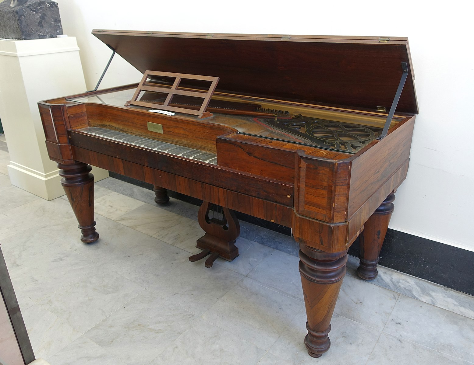 F.P. Burns Piano 1848 Bennington Museum
