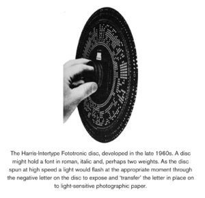 Harris-Intertype Fototronic Disc