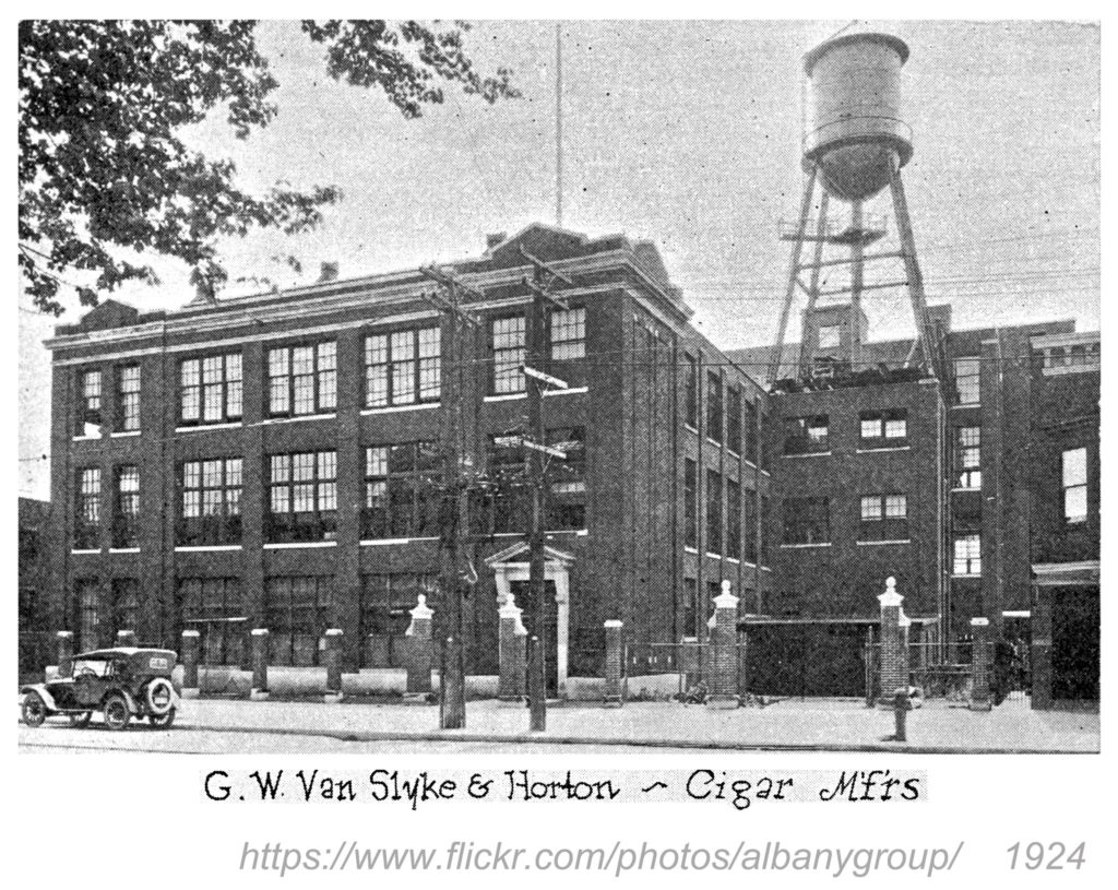 Van Slyke & Horton factory 1924