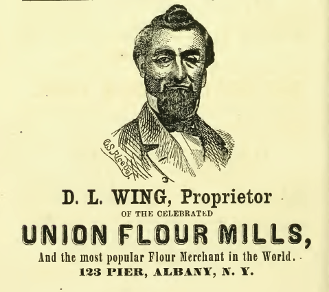 D.L. Wing, Proprietor, Union Flour Mills, 1862