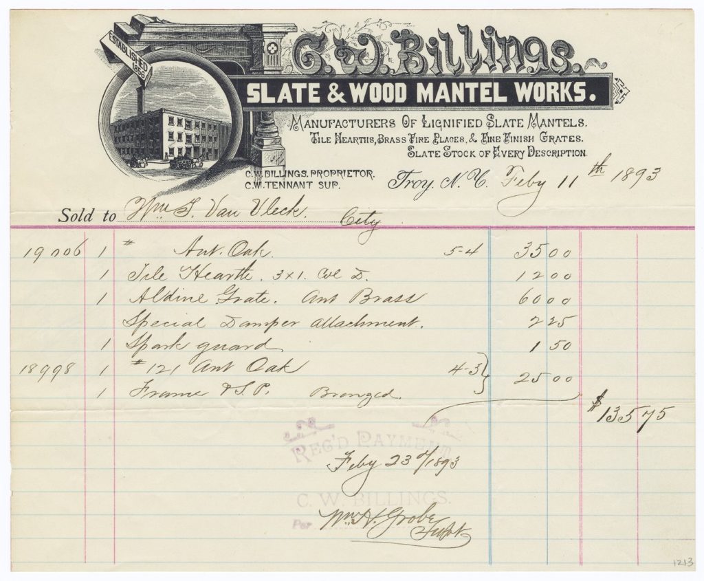 C.W. Billings Slate and Wood Mantel Works