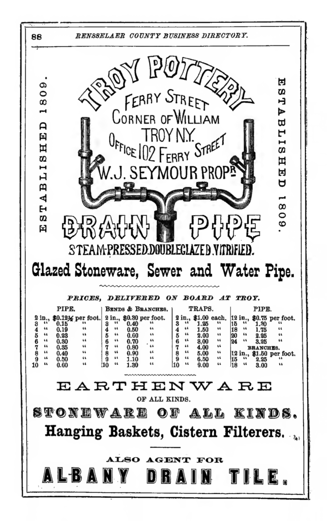 Child's Gazetteer Rensselaer County 1870 90