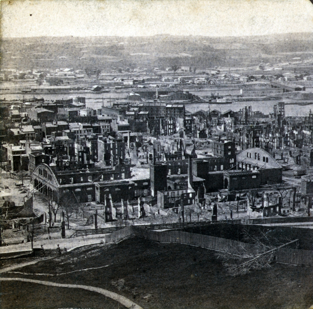 Troy NY after 5-10-1862 fire