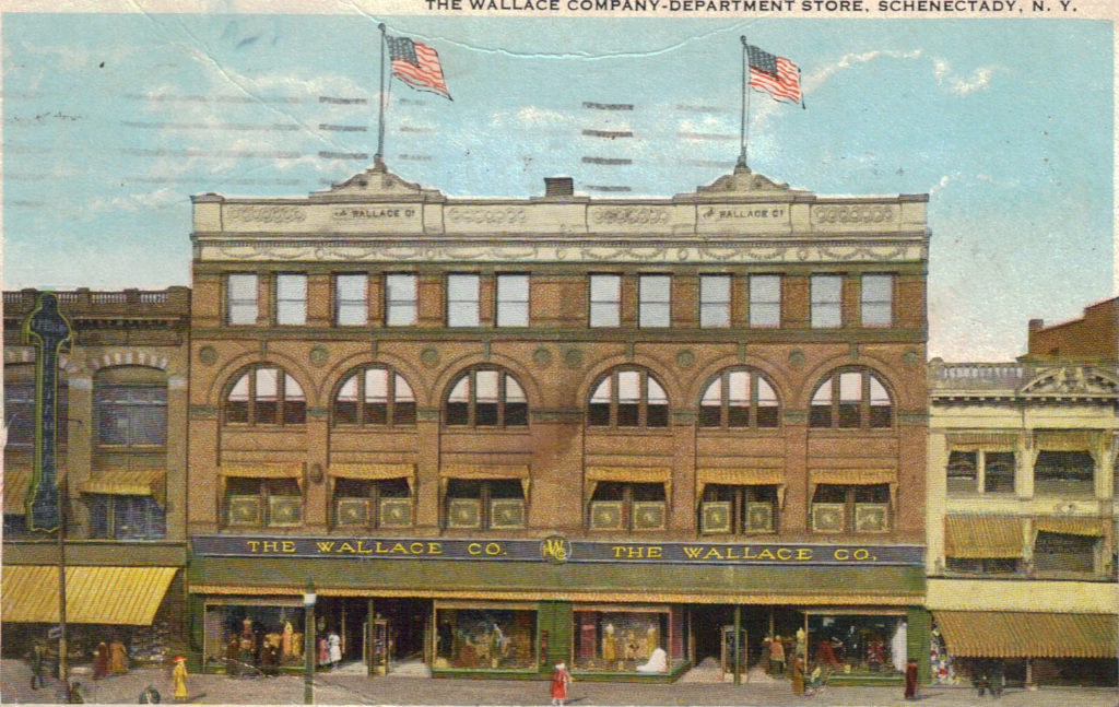Wallace department store postcard