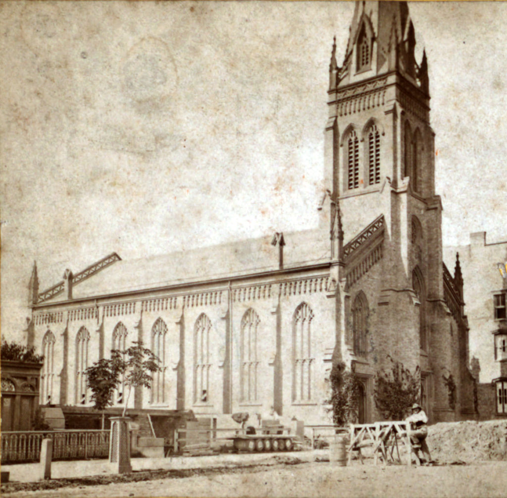 Westminster Church, Albany, N.Y, from_Robert N. Dennis collection of stereoscopic views