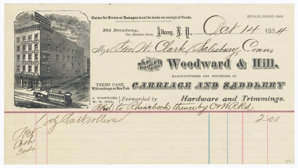Woodward and Hill letterhead