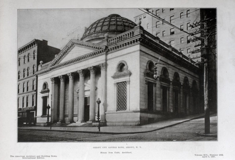 Remembrance of things past Albany Savings Bank Hoxsie!