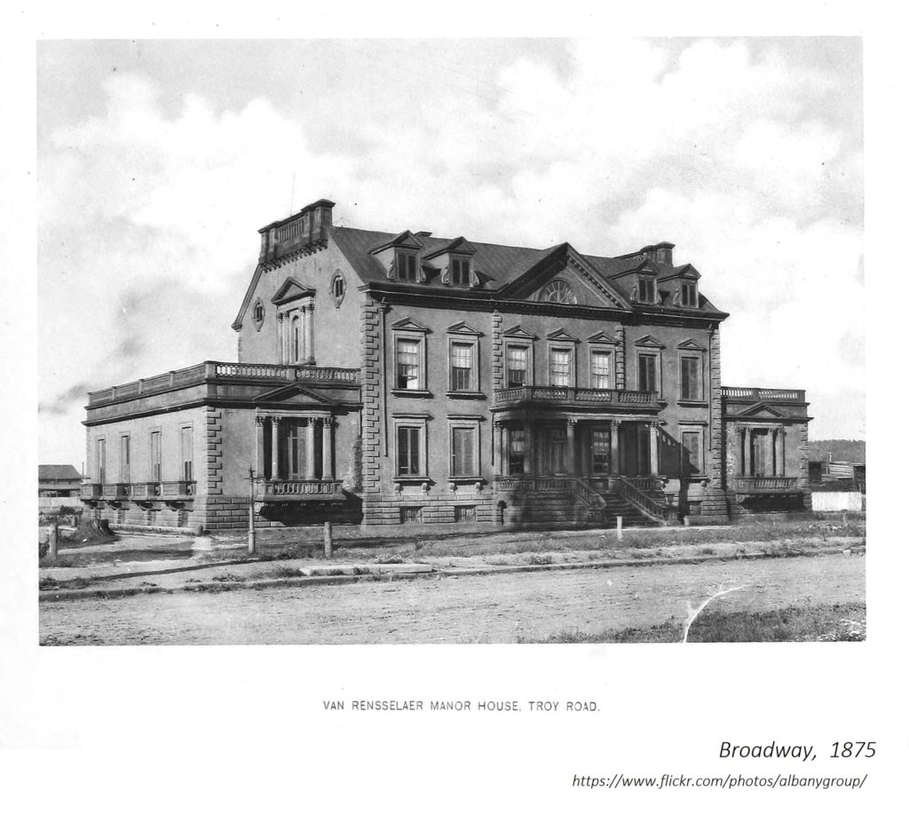 Van Rensselaer Manor House in 1875