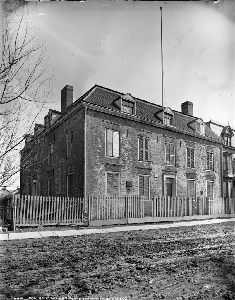 Photograph of historic Crailo house in Rensselaer New York