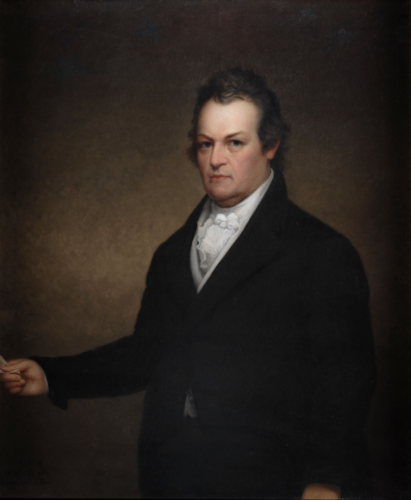 DeWitt Clinton in his official gubernatorial portrait by Asa Twitchell