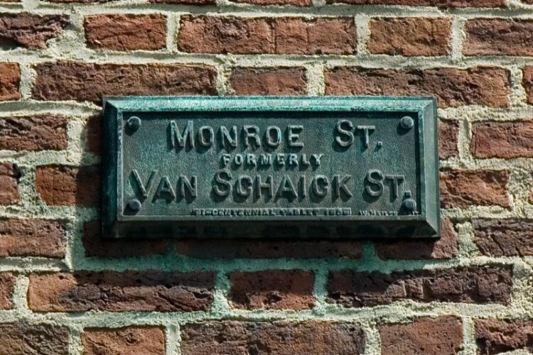 Monroe Street Formerly Van Schaick St.